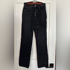 Agolde Lana Straight in Descent